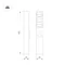 Минифото #2 товара Светильник LGD-TILLIS-BOLL-SOCKET-H900-12W Warm3000 (GR, 92 deg, 230V) (Arlight, IP54 Металл, 3 года)