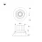Минифото #2 товара Светильник MS-VORTEX-BUILT-R110-20W Warm3000 (WH-WH, 20 deg, 230V) (Arlight, IP20 Металл, 5 лет)