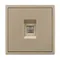 Минифото #4 товара Механизм телефонной розетки SCT-NOBE-MTL1-SFPL-GD (RJ-11, 4C) (Arlight, Золотой песок)