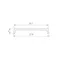 Минифото #2 товара Экран LINE-3020-2000 OPAL (Arlight, Пластик)