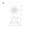 Минифото #2 товара Светильник MS-VORTEX-BUILT-R90-12W Warm3000 (WH-WH, 20 deg, 230V) (Arlight, IP20 Металл, 5 лет)
