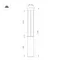 Минифото #8 товара Светильник LGD-CASTELLO-BOLL-H1200-20W Warm3500-MIX (GR, 80 deg, 230V) (Arlight, IP65 Металл, 5 лет)