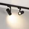 Минифото #6 товара Светильник LGD-URANUS-4TR-R75-18W/25W Warm3500-MIX (BK, 20-50 deg, side holder, 230V) (Arlight, IP20 Металл, 5 лет)